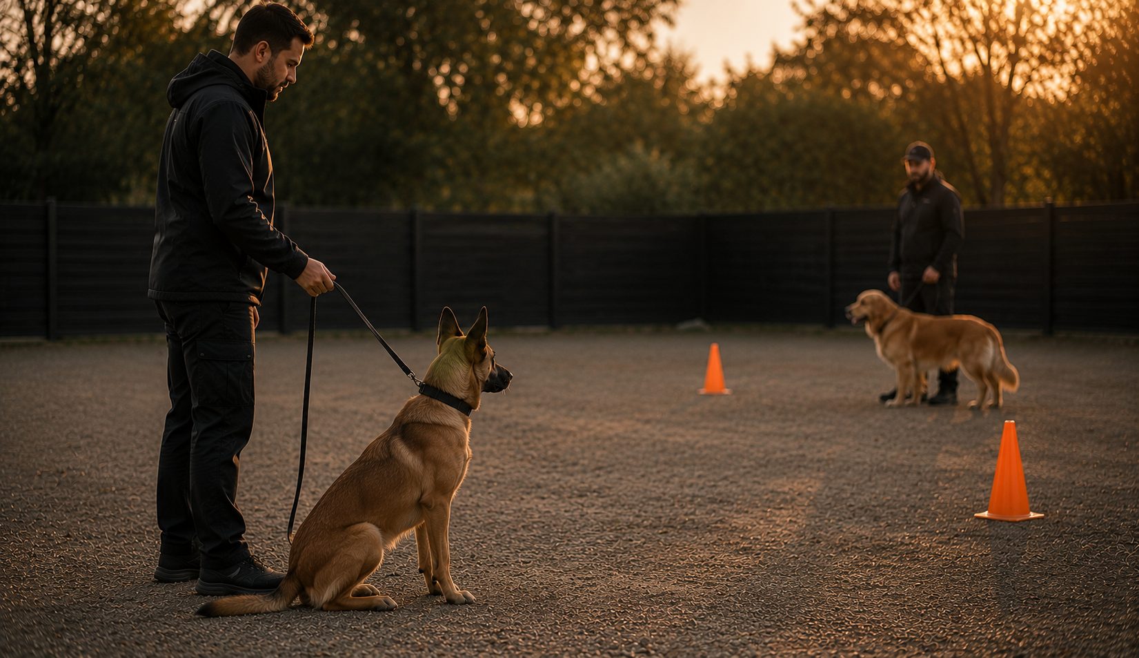 Behavior consulting session with two handlers